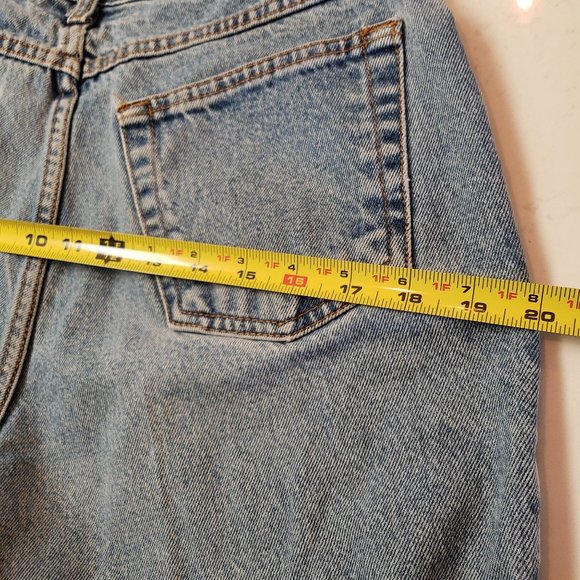 BILL BLASS Vintage Jeans size 10 rigid denim straight leg cropped - Picture 7 of 12